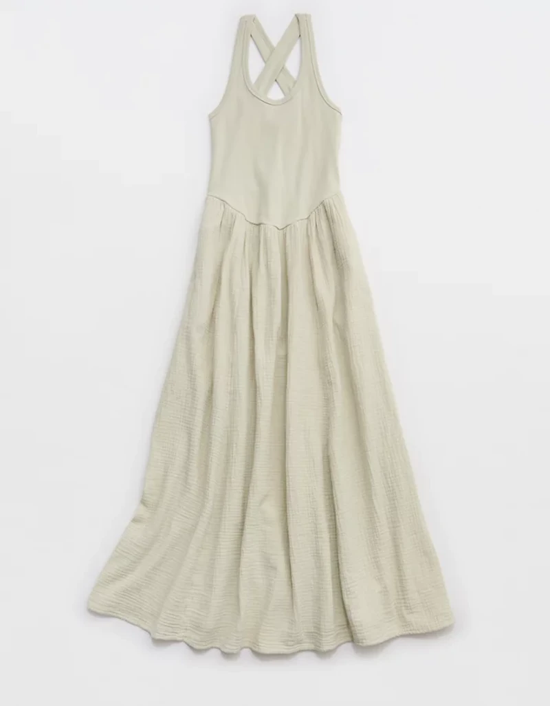 Aerie At The Barre Cross Back Dress