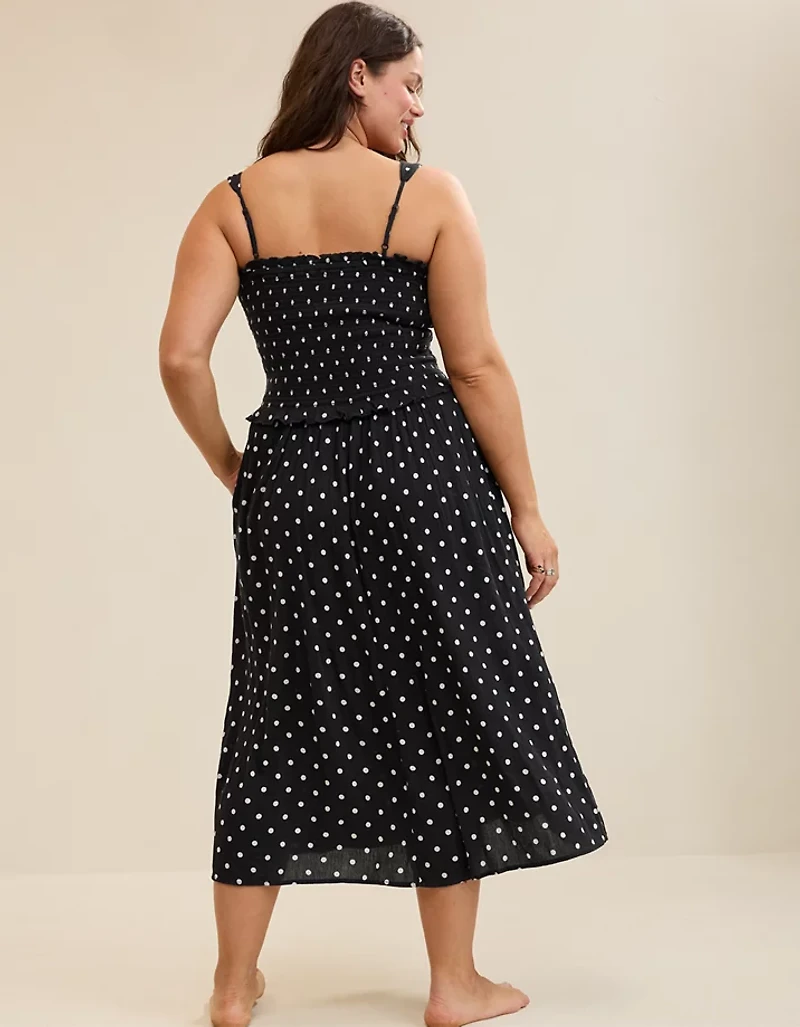 Aerie At The Barre Smocked Dress