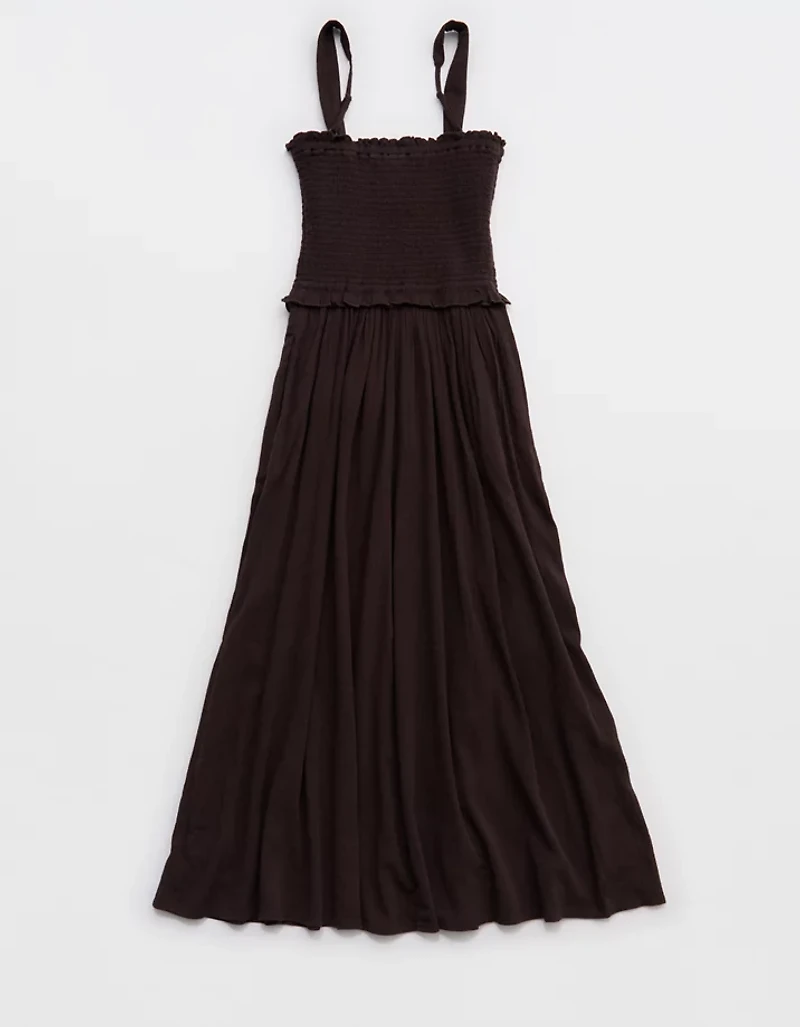 Aerie At The Barre Smocked Dress
