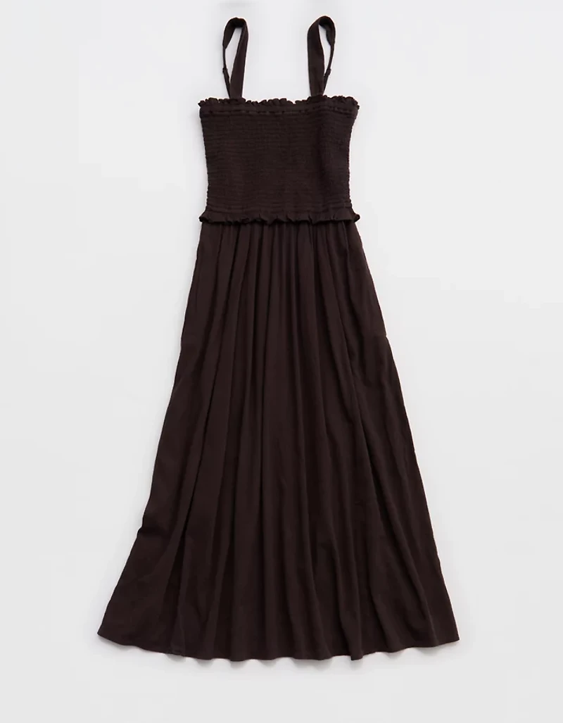 Aerie At The Barre Smocked Dress