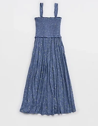 Aerie At The Barre Smocked Dress