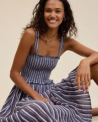 Aerie At The Barre Smocked Dress