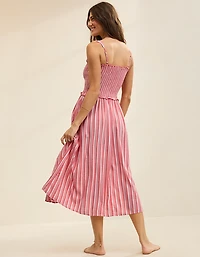 Aerie At The Barre Smocked Dress