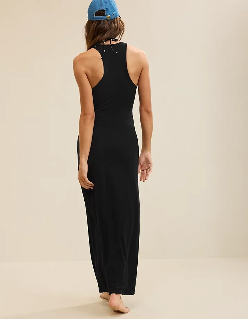 Aerie Real Soft Stretch Bodycon Maxi Dress
