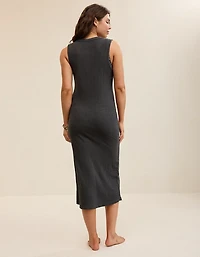 Aerie Henley Bodycon Dress