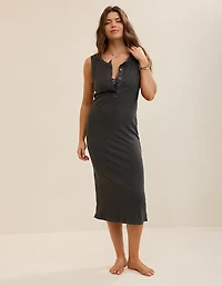 Aerie Henley Bodycon Dress
