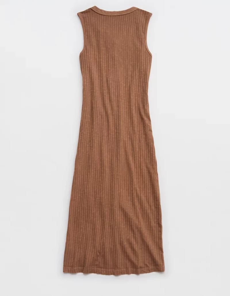 Aerie Henley Bodycon Dress