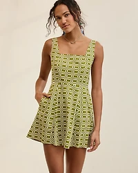 Aerie Linen Blend Mini Dress