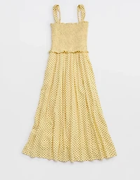 Aerie At The Barre Smocked Dress