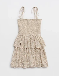 Aerie At The Barre Smocked Mini Dress