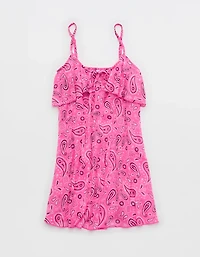 Aerie Festival Printed Mini Dress
