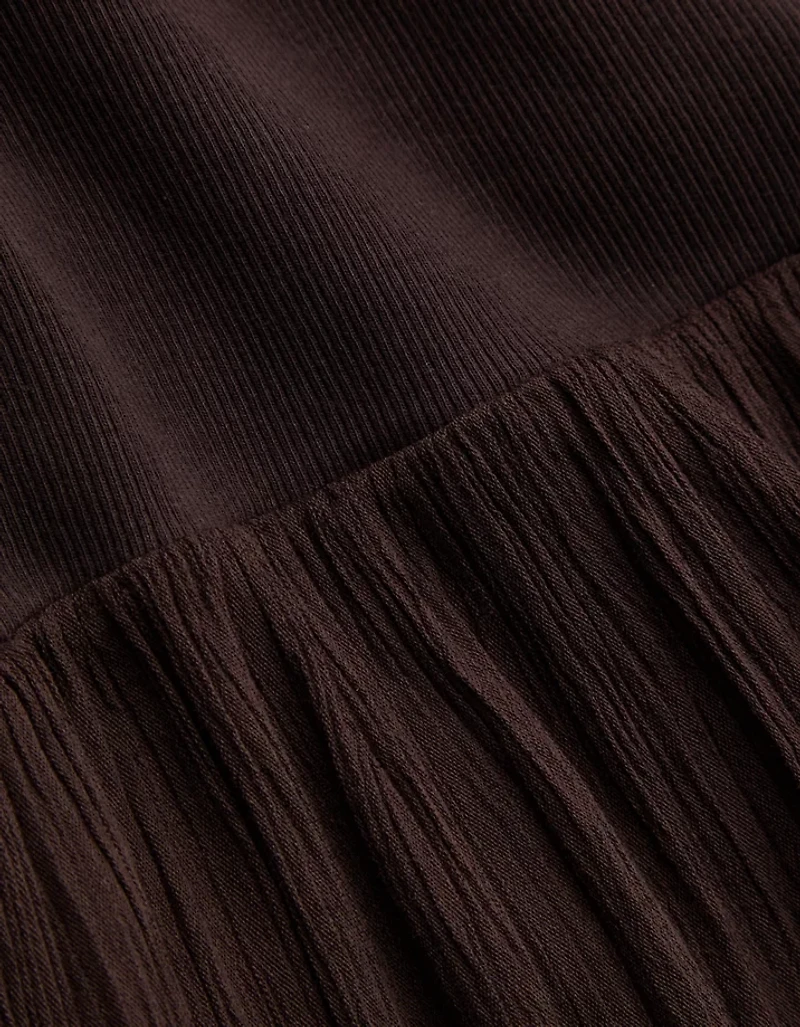 Aerie On-The-Down-Low Back Dress