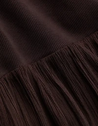 Aerie On-The-Down-Low Back Dress