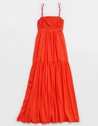 Aerie On-The-Down-Low Back Dress