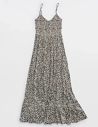 Aerie Button Front Maxi Dress