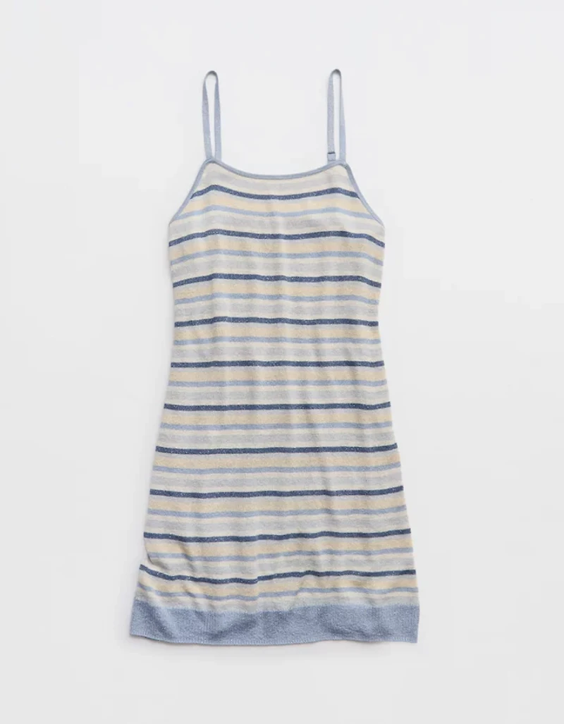 Aerie Lurex Sweater Dress
