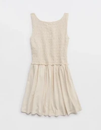 Aerie Happiest Smocked Mini Dress