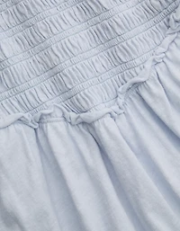Aerie Happiest Smocked Mini Dress