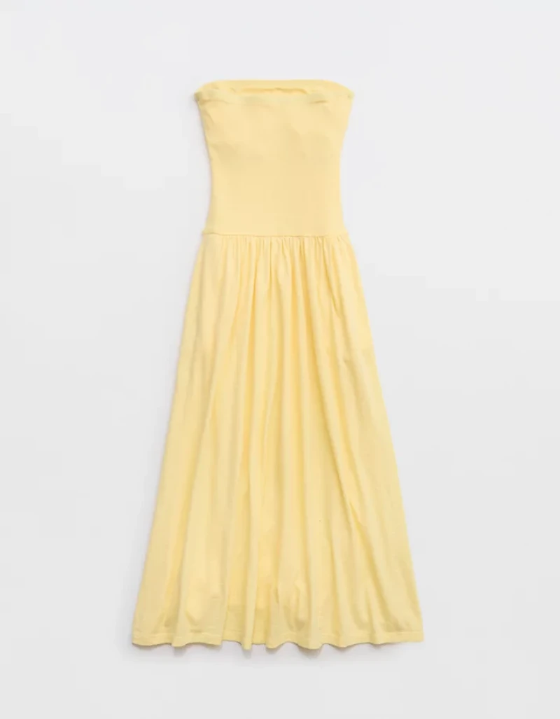 Aerie Happiest Tube Midi Dress