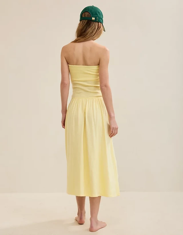 aerie tank asymmetric midi dress Aerie Aerie Tank Asymmetric Midi Dress for Women