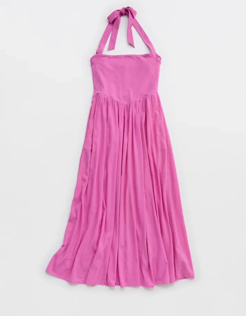 Aerie At The Barre Halter Dress