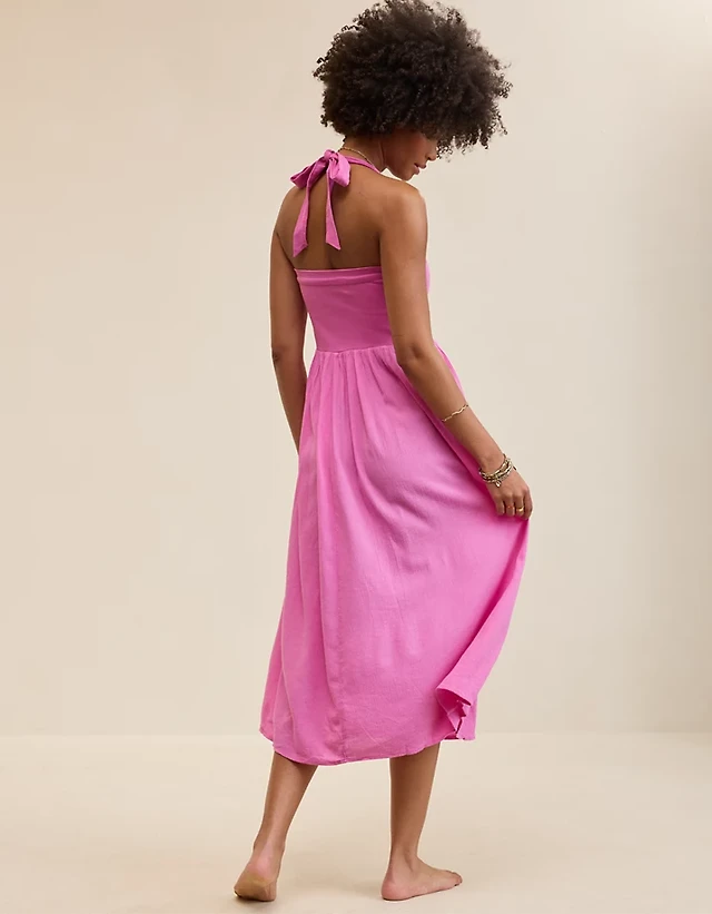 Aerie At The Barre Halter Dress