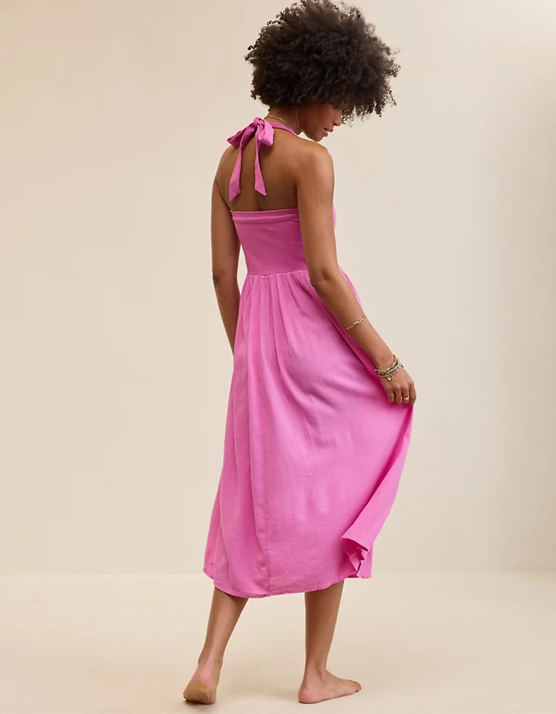 Aerie At The Barre Halter Dress