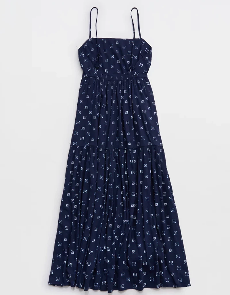 Aerie On-The-Down-Low Back Dress
