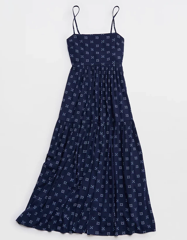 Aerie Embroidered Midaxi Dress | The Summit