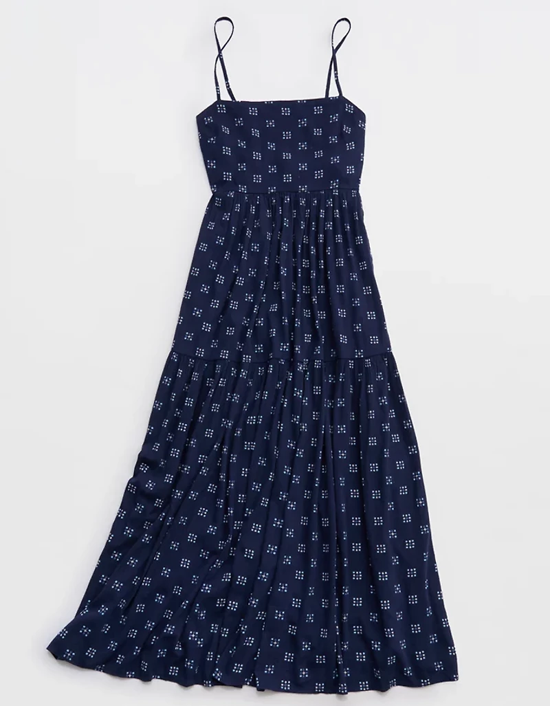 Aerie On-The-Down-Low Back Dress
