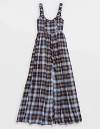 Aerie Happy & Drapey Side Smocked Dress