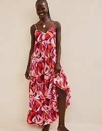 Aerie Printed Maxi Dress
