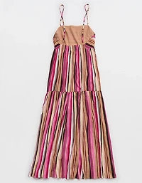 Aerie On-The-Down-Low Back Dress