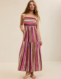 Aerie On-The-Down-Low Back Dress