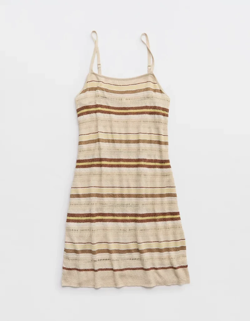 Aerie Lurex Sweater Dress