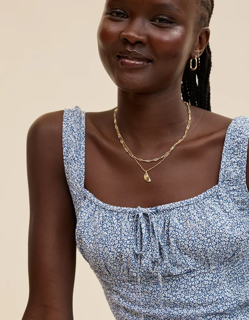 Aerie Corset Maxi Dress