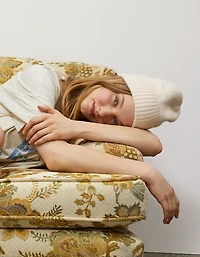 Aerie x Emily + Meritt Fuzzy Knit Beanie