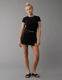 AE Next Level High-Waisted Denim Skort
