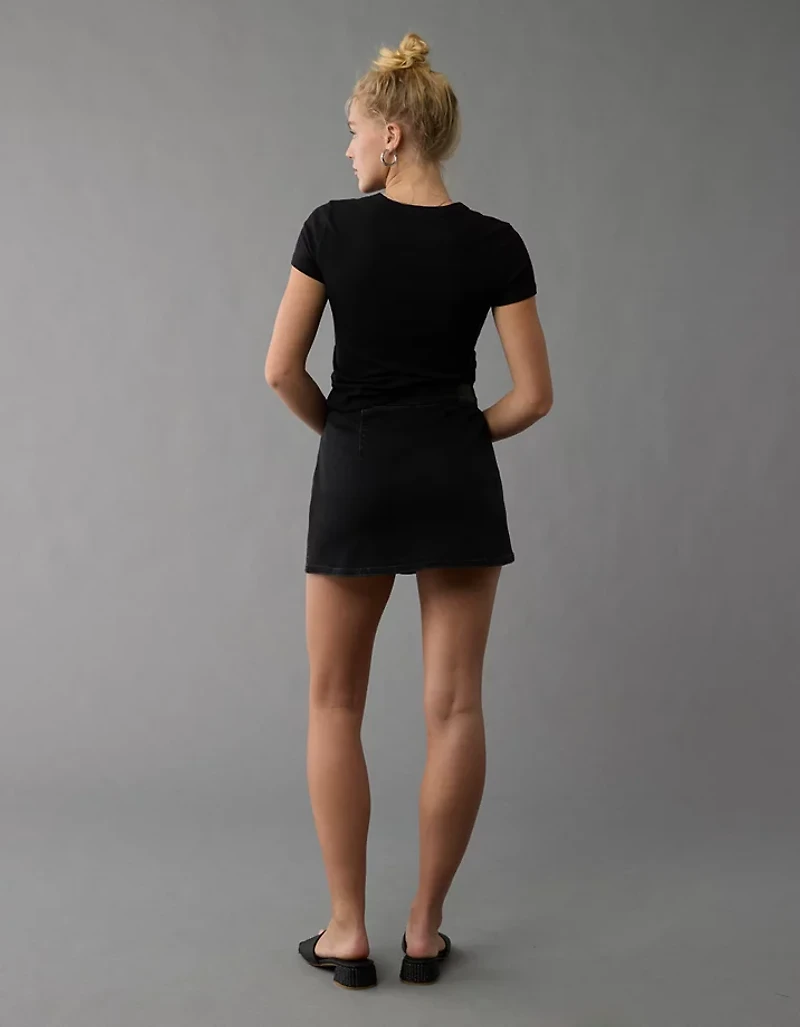 AE Next Level High-Waisted Denim Skort