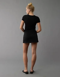 AE Next Level High-Waisted Denim Skort
