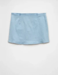 AE Next Level Low-Rise Denim Micro Skort