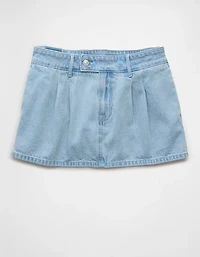 AE Low-Rise Denim Trouser Micro Skort