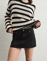 Jupe-short parfaite micro en denim extensible AE