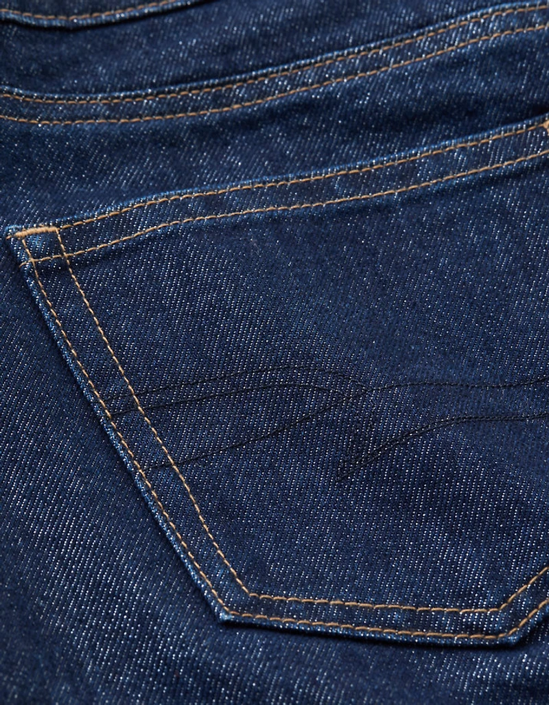 AE Denim Glitter Mini Skirt