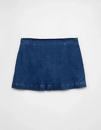 Jupe-short en tricot de denim It AE