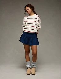 AE High-Waisted Pleated Mini Skirt