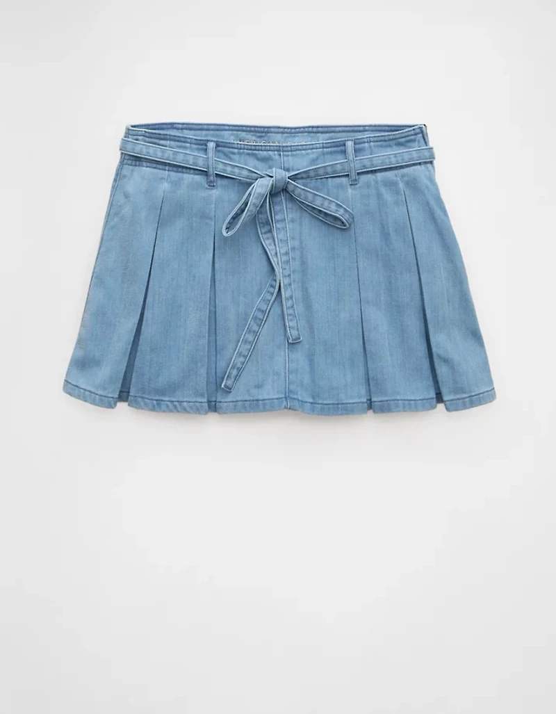 AE High-Waisted Pleated Mini Skirt