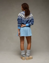 AE High-Waisted Pleated Mini Skirt