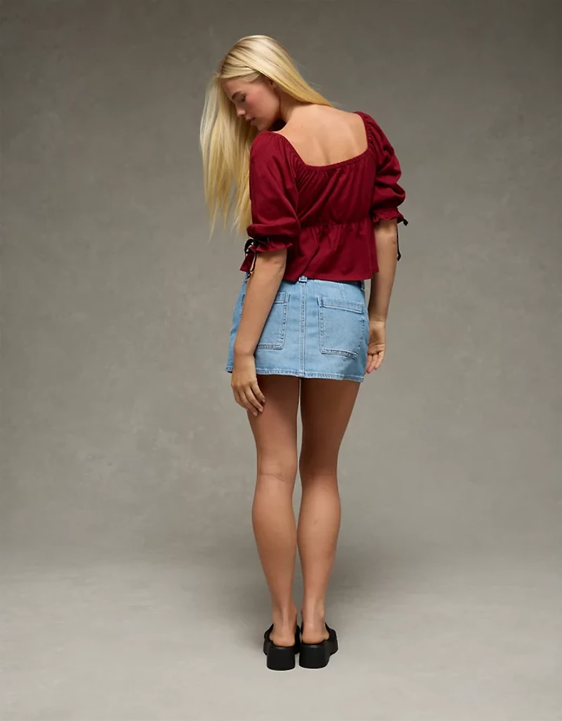 AE Stretch Low-Rise Micro Skort