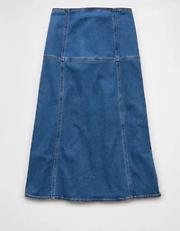 AE Dreamy Drape High-Waisted Midi Skirt